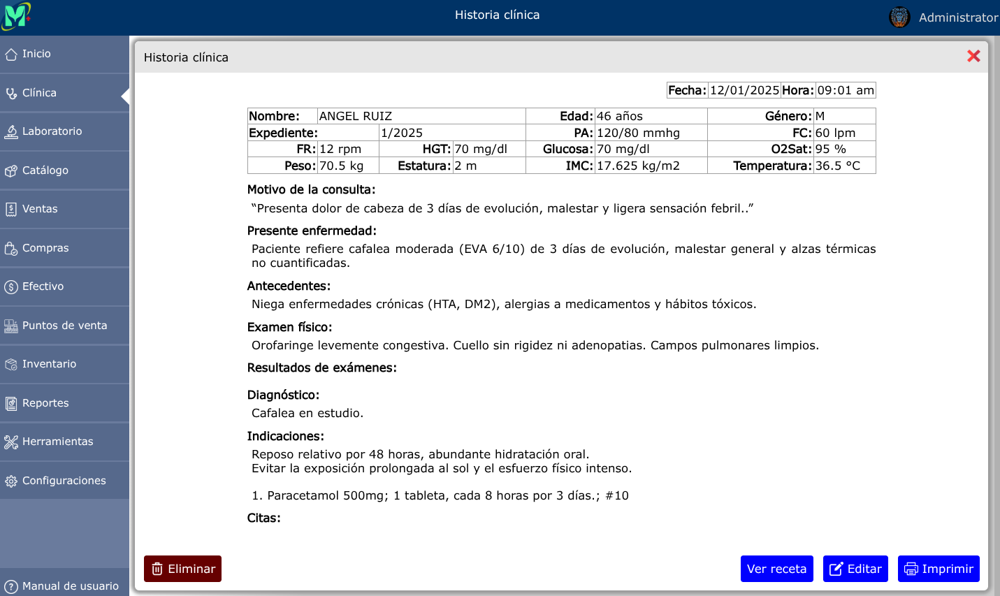 Editar consulta