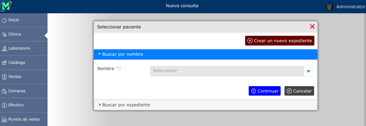 Registrar una nueva consulta