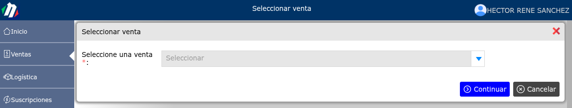 Nueva nota de crédito